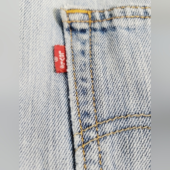 LEVI'S 550 Relaxed Fit Distressed Denim Jeans 100% Cotton Size 36x30 Unisex - Picture 7 of 12